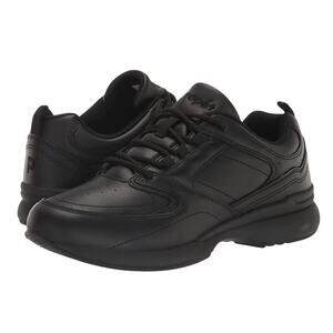 Propet Womens Lifewalker Sport Sneaker US 7.5 Wide EU 38 Black Leather NIB